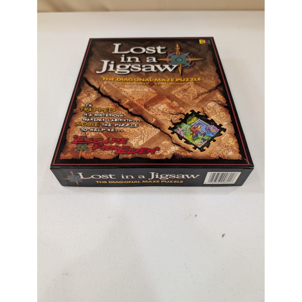 Lost in a Jigsaw Puzzle – Escape from Eden Diagonal Maze 515 Piece by Buffalo
